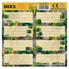 Nalepki na zeszyty Backup 8 szt. DERFORM - zdjęcie