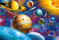 Puzzle 1000 elementów. Odyssey, układ słoneczny, zdjęcie 2