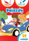 Pojazdy. Naklejam i koloruję - zdjęcie