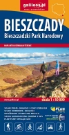 Bieszczady - Bieszczadzki Park Narodowy, mapa papierowa, 1 : 50 000 - zdjęcie