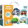 Puzzle 18 elementów. Pojazdy i zawody - zdjęcie