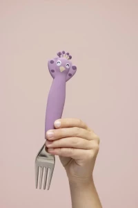 Silikonowy Zestaw Sztućców 3 szt. - Paw Trixie Baby, zdjęcie 6