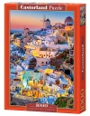 Puzzle 1000 elementów. Światła Santorini - zdjęcie