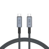 Tech-Protect Ultraboost Max USB 4.0 8K 40GBPS Type-C Cable Pd 240W 100CM Grey - zdjęcie