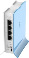 MikroTik hAP lite tower | Router WiFi | RB941-2nD-TC, 2,4GHz, 4x RJ45 100Mb/s - zdjęcie