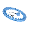 Smart Hula Hop odchudzające koło z wypustkami i obciążeniem 50cm, niebieskie, REBEL ACTIVE - zdjęcie
