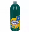 Farba szkolna w butelce, zielona (1000 ml) - zdjęcie