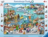Puzzle ramkowe 24 elementy. Dzień w porcie - zdjęcie