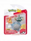 JAS POKEMON FIG 3PK CHARM TRUB POLIWHIRL - zdjęcie