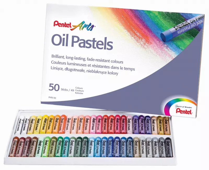 Pastele olejne, 50 kolorów Pastele olejne, 50 kolorów
