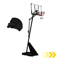 Kosz do koszykówki regulowany do 305 cm wolnostojący tablica obręcz MOVEPRO, zdjęcie 7
