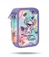 Piórnik 3-komorowy Disney Fashion Stitch Jumper 3 z wyposażeniem - zdjęcie