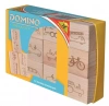 Domino drewniane - pojazdy - zdjęcie