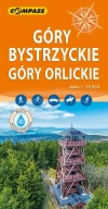 Góry Bystrzyckie, Góry Orlickie. Mapa laminowana, 1:35 000 - zdjęcie