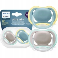 Philips Avent Smoczek ortodontyczny Ultra Air 18m+ 2szt SCF349/01, zdjęcie 6