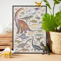 Puzzlove CzuCzu 200 elementów. Dinozaury, zdjęcie 6