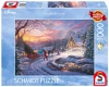 Puzzle 1000 PQ T.Kinkade Kopciuszek powrót do domu na święta 113368 - zdjęcie