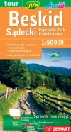 Mapa turystyczna. Beskid Sądecki, 1:75 000 - zdjęcie