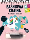 Magiczne obrazki. Baśniowa kraina. Kolorowanka wodna z zadaniami - zdjęcie