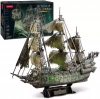 Puzzle 3D 360 elementów. Latający Holender (wersja LED) - zdjęcie