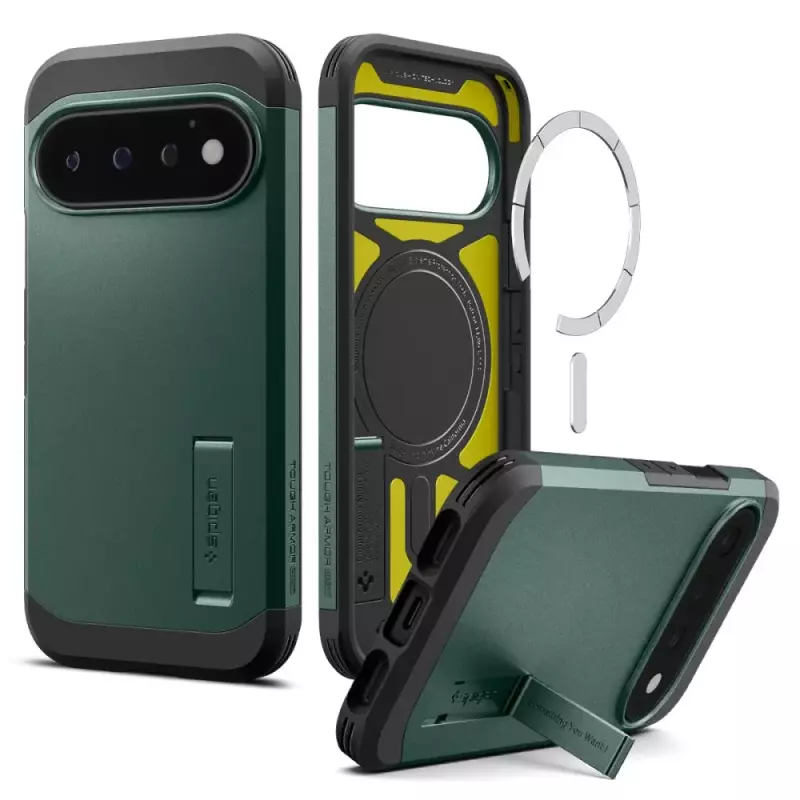 Spigen Tough Armor Mag MagSafe Google Pixel 11 Pro Abyss Green Spigen Tough Armor Mag MagSafe Google Pixel 11 Pro Abyss Green