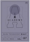 Blok techniczny A3/10k biały Academy Int Fol A 10 - zdjęcie