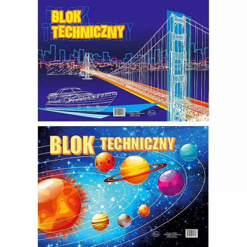 Blok techniczny A3 biały 10k Protos Blok techniczny A3 biały 10k Protos