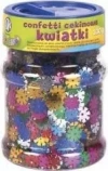 Confetti cekinowe 100 g, kwiatki - zdjęcie