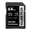 Karta pamięci Lexar Professional SILVER PLUS SDXC 64GB - zdjęcie