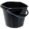 Wiadro plastikowe czarne 14 l - zdjęcie