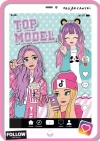 Top model - kolorowanka z naklejkami - zdjęcie