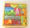 Puzzle drewniane pojazdy - zdjęcie