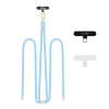 Tech-Protect C7S Rope Crossbody Strap Baby BLUE/GOLD - zdjęcie
