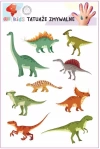 Tatuaże zmywalne dla dzieci Dinozaury - zdjęcie