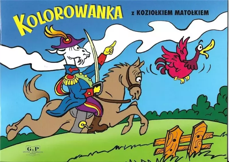 Kolorowanka z Koziołkiem Matołkiem - konik Kolorowanka z Koziołkiem Matołkiem - konik