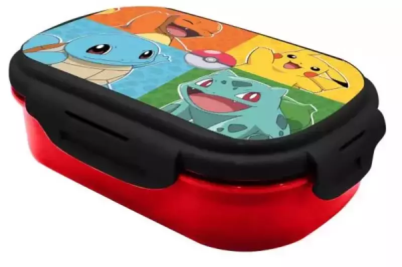 Pudełko śniadaniowe ze sztućcem Pokemon PK00030 Kids Euroswan Pudełko śniadaniowe ze sztućcem Pokemon PK00030 Kids Euroswan