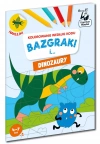 Kapitan Nauka. Kolorowanie według kodu. Bazgraki i dinozaury - zdjęcie