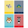 Teczka A4 z gumką Cute animals 1 szt. mix - zdjęcie