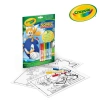 Crayola Kolorowanka dla dzieci z łamigłówkami i flamastrami Sonic 3+ - zdjęcie