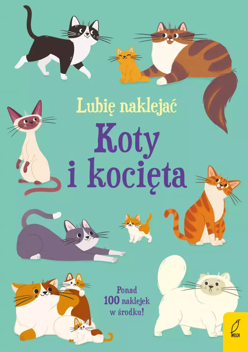Lubię naklejać. Koty i kocięta Lubię naklejać. Koty i kocięta