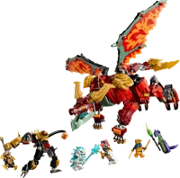 LEGO NINJAGO® Transformujący smoczy mech Wyldfyre 71868, zdjęcie 2