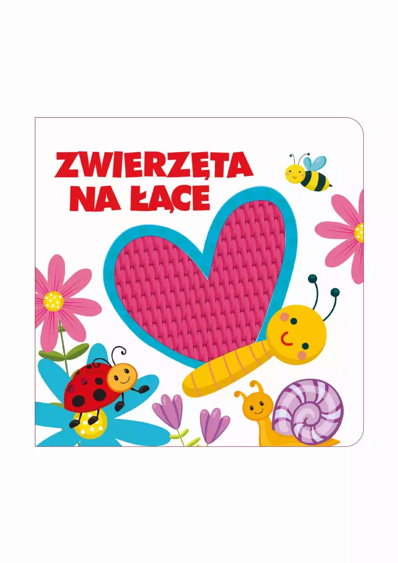 Zwierzęta na łące. Książka sensoryczna