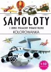 Samoloty i inne pojazdy powietrzne. Kolorowanka - zdjęcie