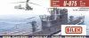 Model niemieckiego okrętu podwodnego U-875, 1:400 - zdjęcie
