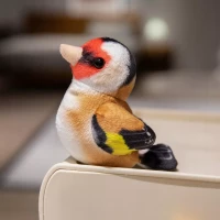 Mały Pluszowy Ptak Niebieski Sikorka Szczygieł 10cm, zdjęcie 5