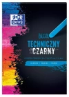 Blok techniczny Oxford A4 10 kartek, czarny - zdjęcie