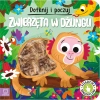 Dotknij i poczuj. Zwierzęta w dżungli. Książeczka sensoryczna - zdjęcie