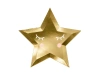 Talerzyki Little Star - Gwiazda, złoty, 27cm (1 op. / 6 szt.) - zdjęcie