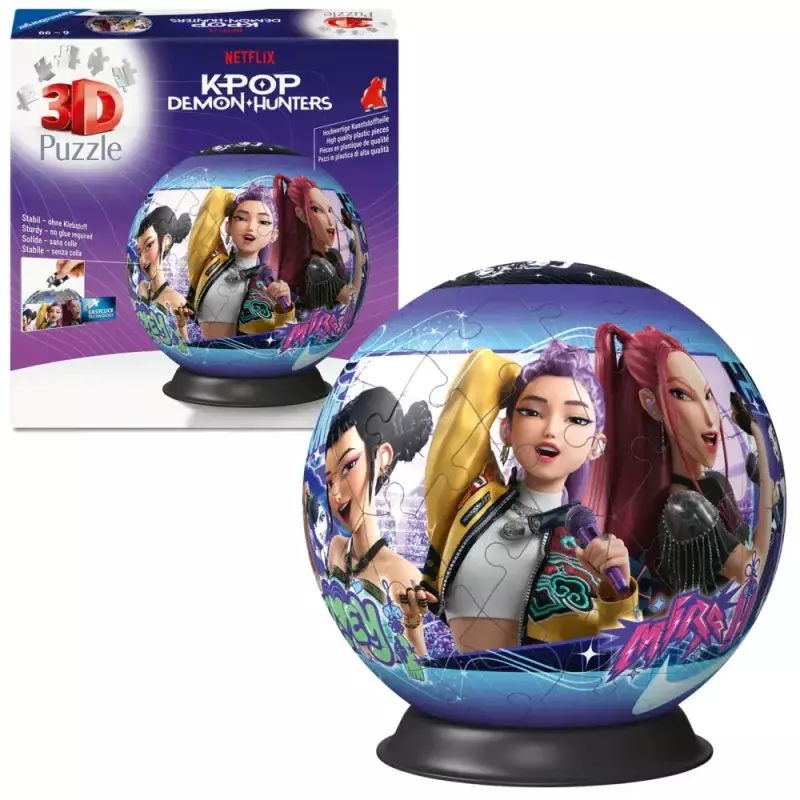 Puzzle 3D 72 elementy. Kula K-Pop Demon Hunters Puzzle 3D 72 elementy. Kula K-Pop Demon Hunters
