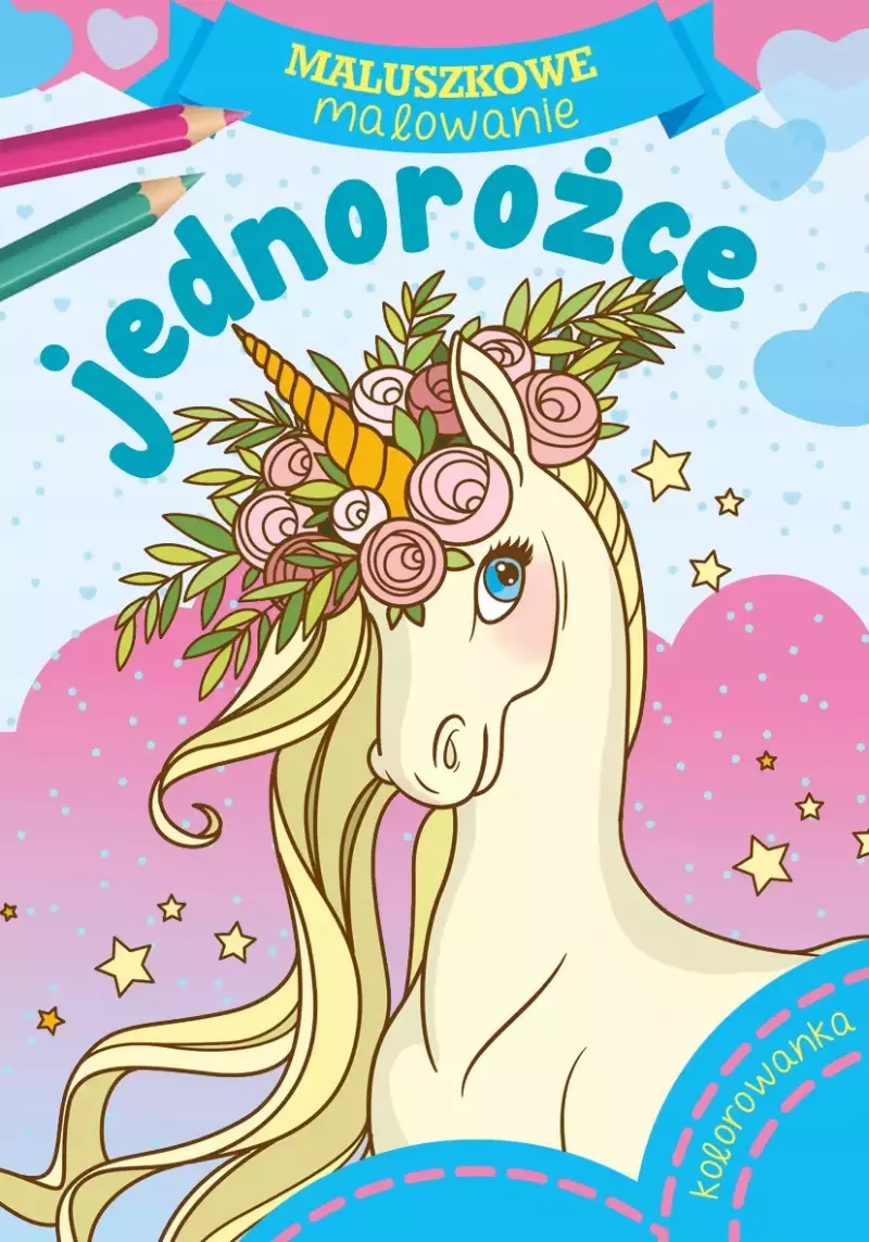 Maluszkowe malowanie. Jednorożce Maluszkowe malowanie. Jednorożce